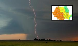 Atenționare cod galben de vreme rea