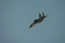 Un avion de vânătoare F-15 Eagle s-a prăbușit în Marea Nordului