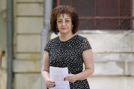 Luminita Barcari la o conferinta de presa pe tema examenului de evaluare nationala