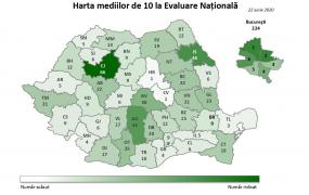 Rezultate evaluare naţională 2020. Peste 800 de elevi au avut media generală 10. Vezi notele