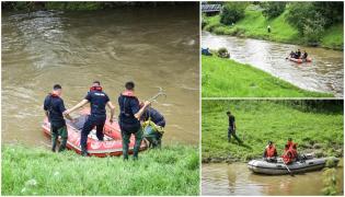 Misiunea de căutare a Adelinei, fetița căzută în râul Cibin, continuă