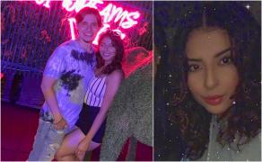 Erica alături de iubitul ei, Andres