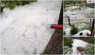 Grindina a provocat dezastru la Ulmeni, în Maramureş. Localnicii, uluiţi: "Doamne fereşte!" (Video)