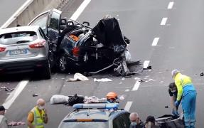 Accident rutier cu 4 morţi în Italia, toţi români