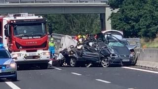 Locul accidentului în care au murit 4 români în Italia