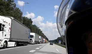 Șofer român de TIR