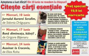 Așteptarea a luat sfârșit! Din 10 iunie, Jurnalul cărților esenţiale revine la chioșcuri!