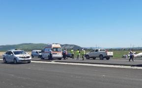 Bătaie între muncitorii autostrăzii A10 Sebeș-Turda. Au intervenit poliţiştii şi două ambulanţe
