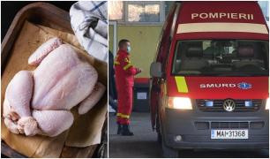 Gospodină în flăcări, după ce a încercat să pârlească o găină cu spirt