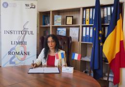 Daiana-Theodora Cuibus semnează acordul pentru organizarea cursului