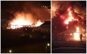 Incendiu puternic în Oradea. Piața Cetate a ars ca o torță noaptea trecută
