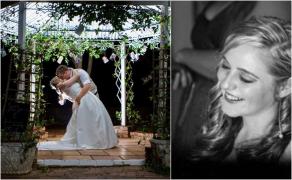 Marzanne Lennox şi Thomas, soţul ei, în ziua nunţii