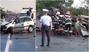 Accident cu doi morţi în Vrancea, printre care şi primarul comunei Cîmpuri, Costel Mateiu (Video)