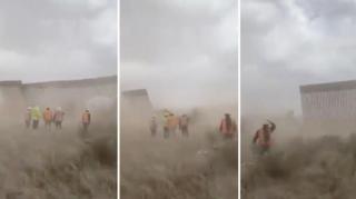 Zidul s-ar fi prăbușit undeva între Texas și nord-estul statului mexican Tamaulipas