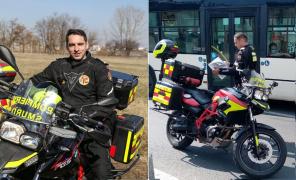 Povestea paramedicului IGSU, Stefan Băută, aplaudat în București