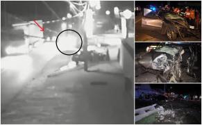 Accidentul de la Găeşti, cu doi morţi, a fost înregistrat. Camerele au surprins detalii importante (Video)