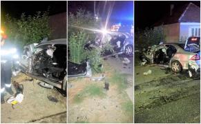 În maşină se aflau cinci persoane