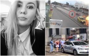 Şoferiţa din Buzău care l-a lovit pe poliţistul pe motocicletă rămâne în arest