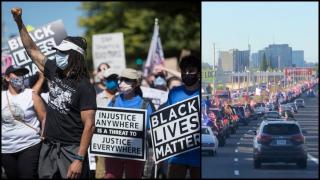 Un bărbat a fost împușcat mortal în timpul protestelor din Portland, SUA. O caravană de mașini pro-Trump a stârnit furia protestatarilor