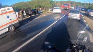 Imagini de la accidentul ministrului Bode