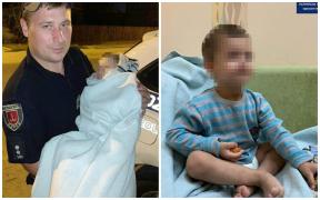 Băiețel de 3 ani, încuiat în casă de mamă, găsit după trei zile de polițiștii ucraineni