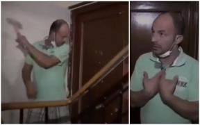 Un român din Spania și-a făcut dreptate cu ciocanul în mână, în fața jurnaliștilor