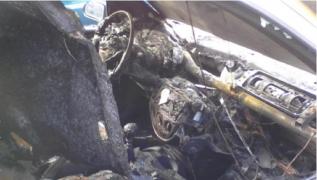 Românul era la muncă în momentul în care mașina i-a luat foc