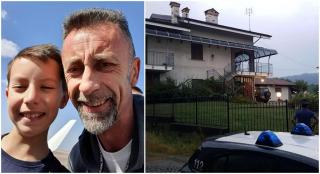 Claudio Baima Poma, alături de fiul lui, Andrea