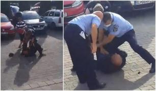 Jandarmul a fost luat la pumni în fața Judecătoriei din Jibou