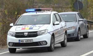 Aroganță maximă la Sibiu. Mașina Poliției, depășită în viteză de un tânăr beat, drogat, fără permis, cu numere false