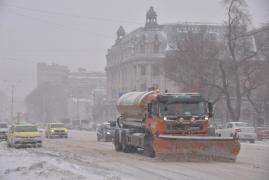 ninsoare în București