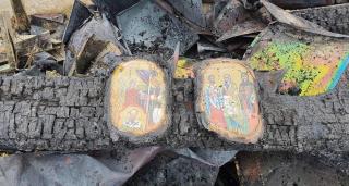 icoane neatinse de incendiu, în Suceava