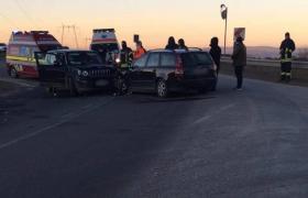 Circulaţia a fost blocată în zona în care s-a produs accidentul