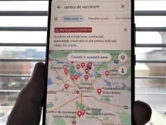 Google Maps va afișa în curând toate locaţiile centrelor de vaccinare Covid-19