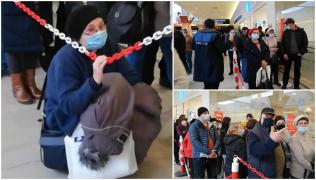 Speriați de noile prețuri, zeci de suceveni au luat cu asalt distribuitorii de energie. Unei bătrâne i s-a făcut rău la coadă