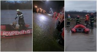 Potop în judeţul Gorj, după codul roșu de ploi. Animale luate de viitură, zeci de case inundate