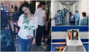 Lacrimi pentru Adelina, la UPU Buzău. Tânăra asistentă a murit la scurt timp după ce a născut un băieţel