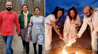 Cei trei cresc împreună patru copii