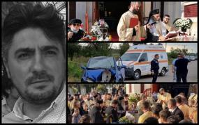 Sute de oameni au plâns în timp ce îl conduceau pe ultimul drum pe Ionuţ, preotul care a murit la doar 39 de ani într-un cumplit accident