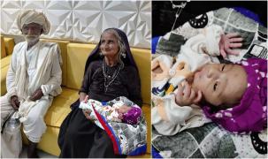 Jivunben Rabari, în vârstă de 70 de ani și soțul ei Maldhari, în vârstă de 75 de ani