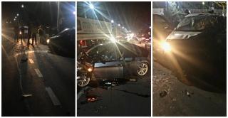 Şapte persoane au fost rănite în urma impactului