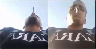 Bărbatul nu a realizat că jurnalistul era într-o transmisiune live