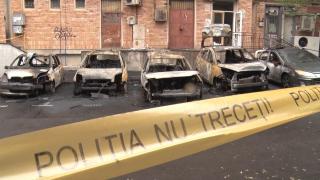 Gelozia i-a luat minţile: Un jandarm a fost cel care a incendiat cele 8 maşini din Galaţi, care au creat panică într-un cartier. Bărbatul a fost suspendat din funcţie