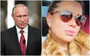 Vladimir Putin și presupusa sa amanta Svetlana Krivonogikh