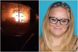 Casa ororilor, unde doi bărbaţi au ţinut o femeie captivă într-o cuşcă, pe jumătate dezbrăcată, s-a făcut scrum