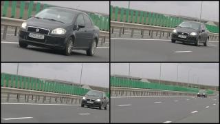 O şoferiţă a fost surprinsă în timp ce mergea pe contrasens, pe Autostrada Soarelui. Martor: "A mers cam 50 de metri aşa"