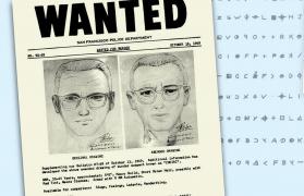 Portretul-robot al criminalului în serie cunoscut sub numele ”Zodiac Killer”