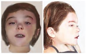 Imagini cu chipul fetiței găsită moartă şi incendiată la Arad