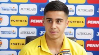 Enes Sali, cel mai tânăr jucător din istoria naţionalei României. Puştiul crescut de Gică Hagi a doborât şi un record european