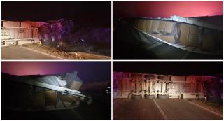 Şoferul a ajuns la spital